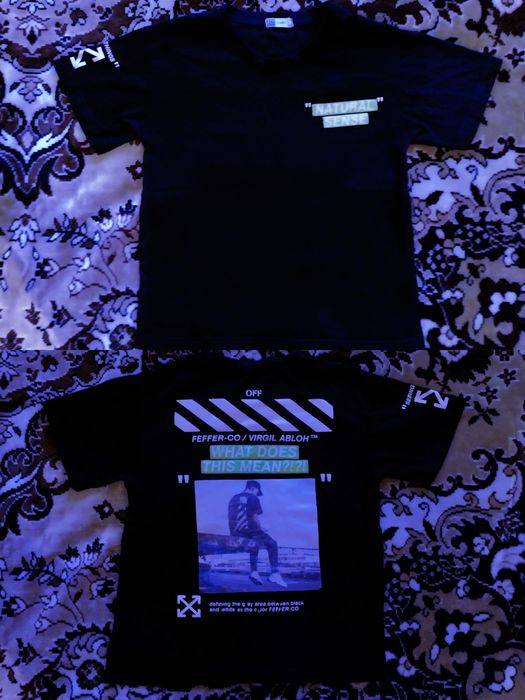 Продам футболку  off-white р 110 на 4-6 лет