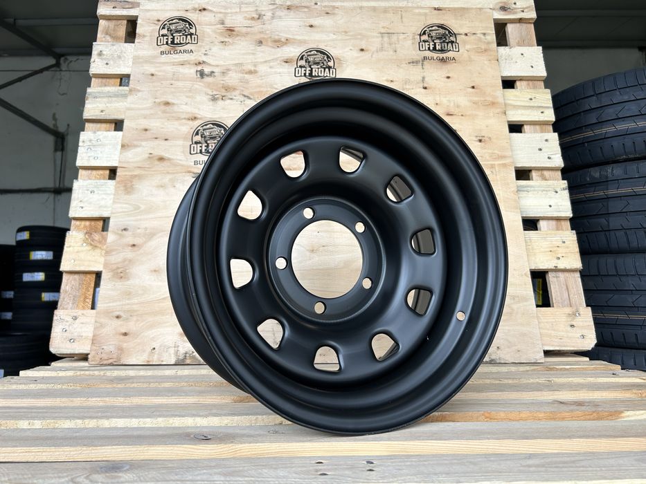 15" 5x139.7 Минусови Стоманени Джанти 4х4 Lada Niva/UAZ/Suzuki Vitara