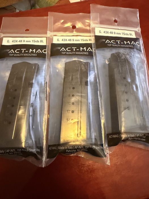 Пълнители Glock 43x