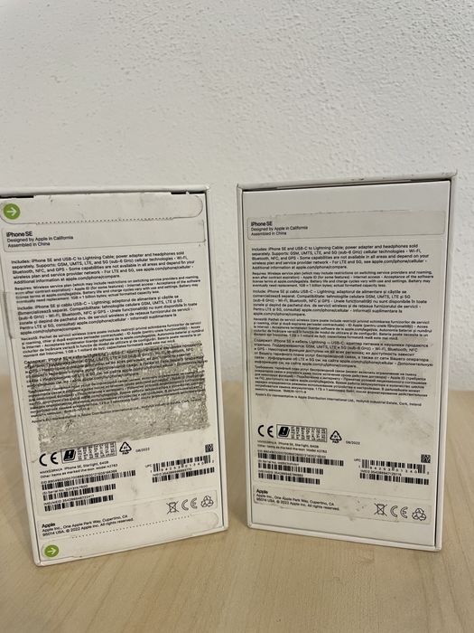 Vând 2 x Iphone SE (2022) - 64 GB - Noi, Desigilate!