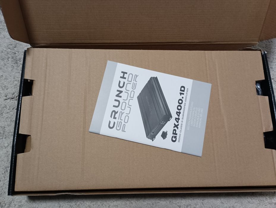 Amplificator Auto NOU, Crunch GPX 4400.1D, Mono