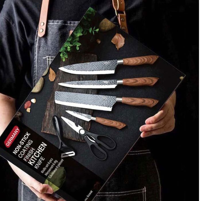 Комплект кухненски ножове 6 части. Много остри. Made for Germany. Germ
