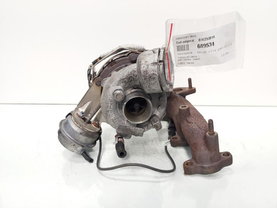 Turbosuflanta, cod 03G253010, Audi A3 Sportback (8PA) 2.0 TDI, BMM