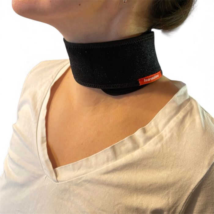 Шалче с турманиева нано керамика за гърло и щитовидна железа, нов