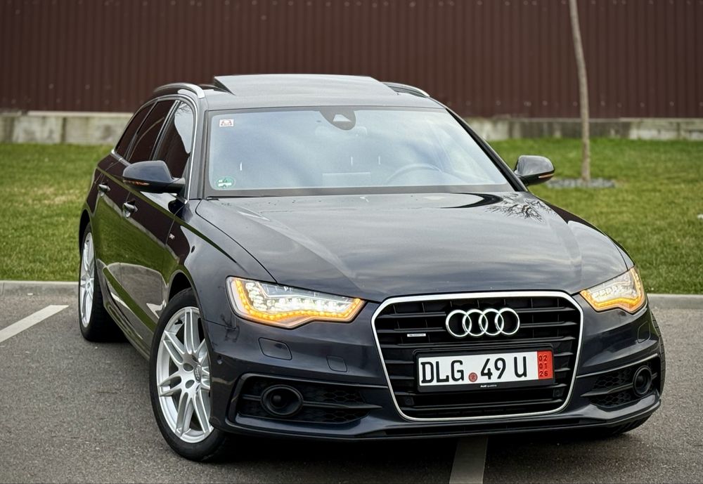 Audi A6 2012 3.0 TDI QUATTRO, 3xS-line , panoramic,distronic! Top!