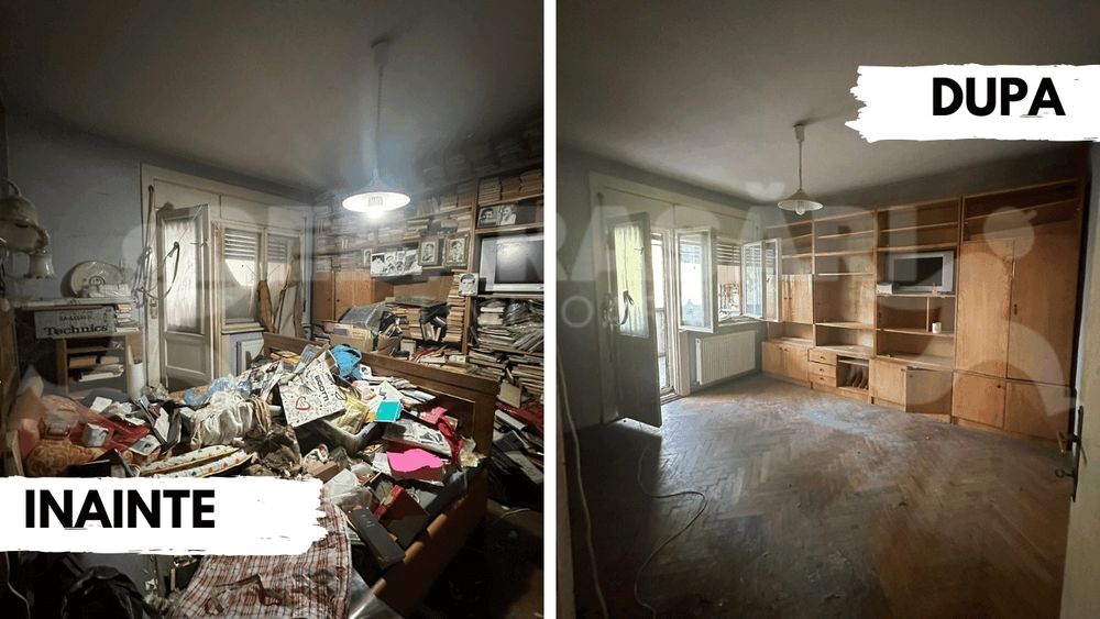 Debarasam apartamente, mobila veche, moloz