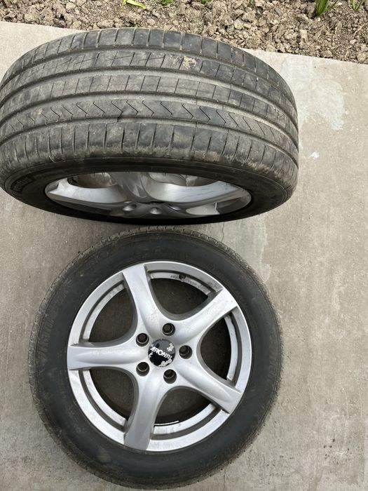 Jante cu cauciucuri vara 205/55 R16 Hankook