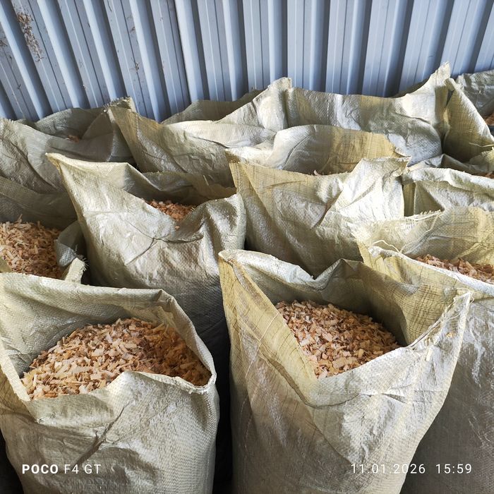 Стружка для подстилки сосна сухой