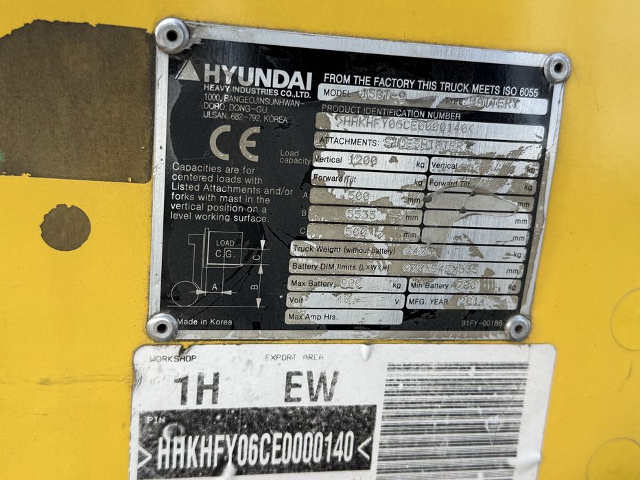 De vanzare sau da inchiriat stivuitor electric 1.5 Tone