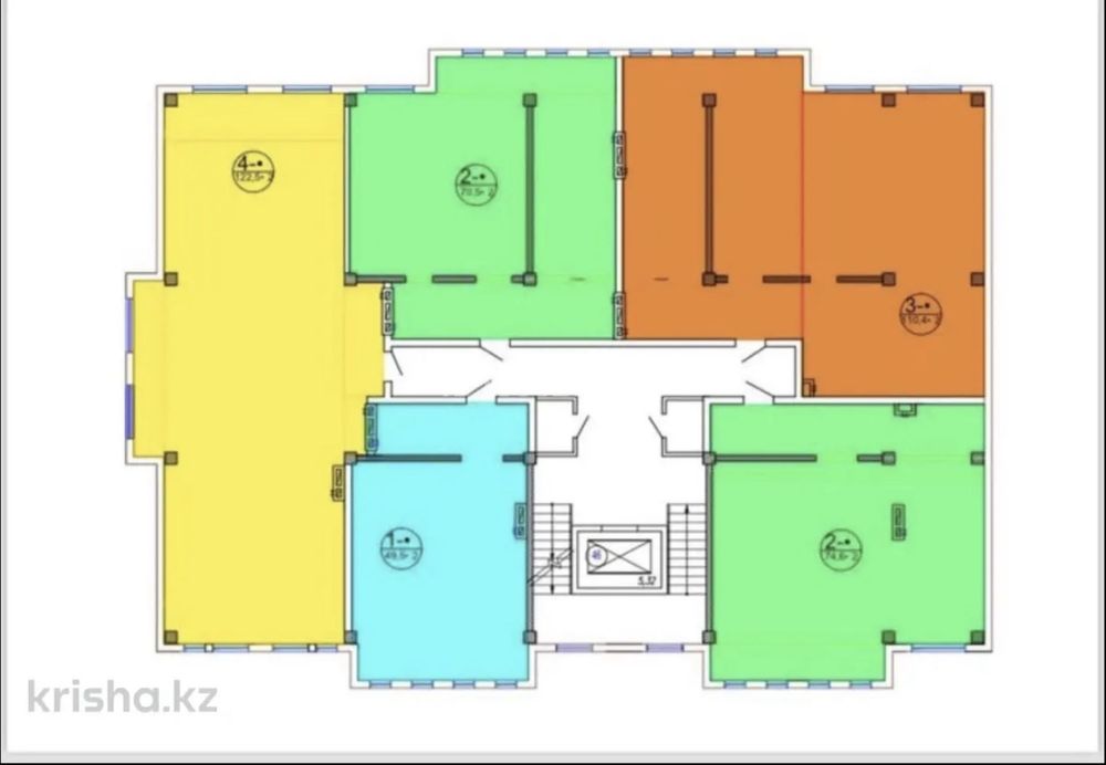 Квартира 3-х комнатная ЖК «Рубин»