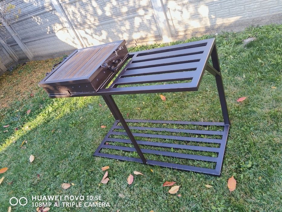 Oferta ! Vand gratar cu masa solid, vopsit termic