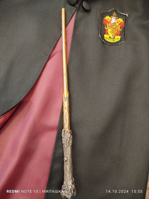 Мантия Гарри Поттера+палочка