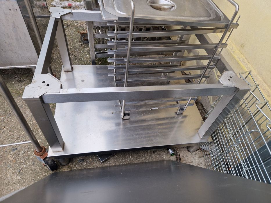 Suport inox pentru gratar, friteuza , cuptor convectie sai pizza,