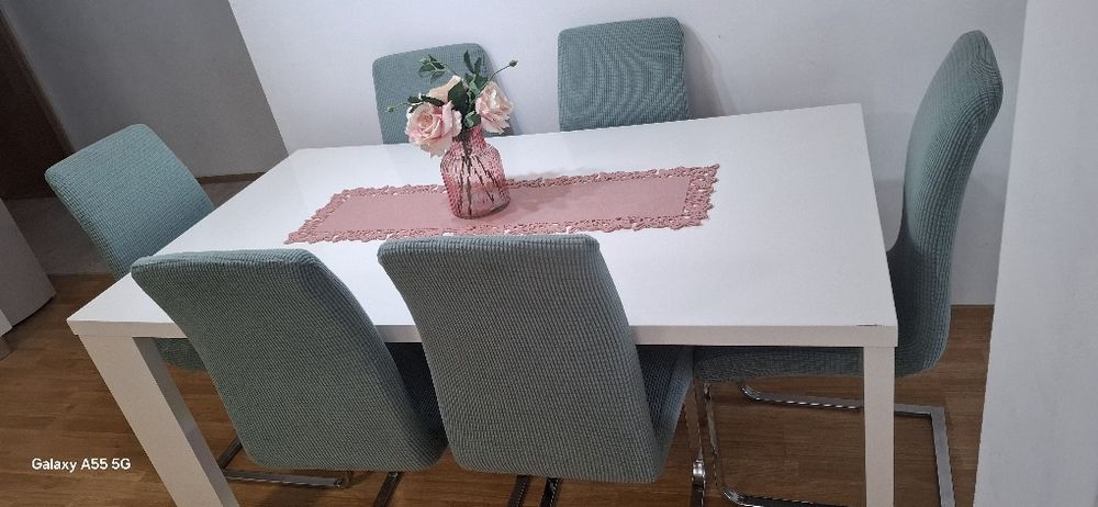 Masa bucătărie cu 6 scaune