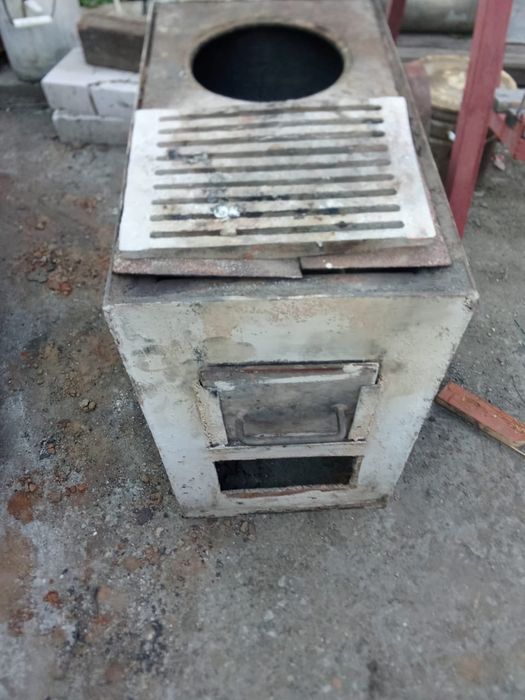 Печка твердотопливная