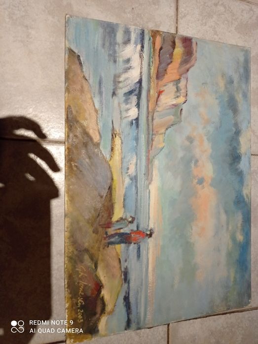 Tablou ulei pe carton, Gh. Ionescu