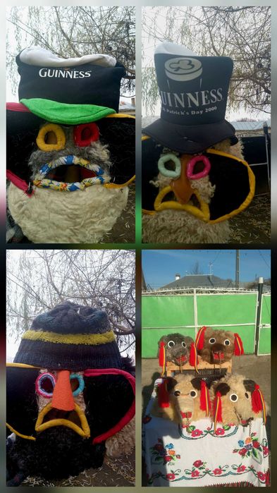 Măști tradiționale de anul nou!