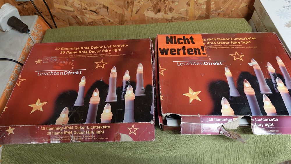 Instalații luminoase pentru brad - 30 becuri / cutie*