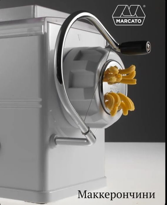 Паста-машина пресс Marcato Regina Design ручная для лапши и макароны