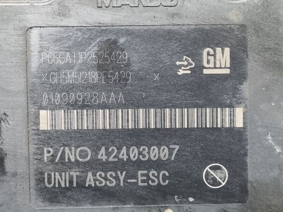 Pompa abs Opel Mokka 2012 - 2016 (1194) Diesel 42403007