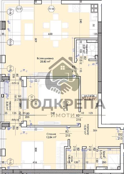 Продава се Тристаен апартамент в Пловдив, Тракия - 105 кв.м за 1390 €/кв.м - Снимка #2