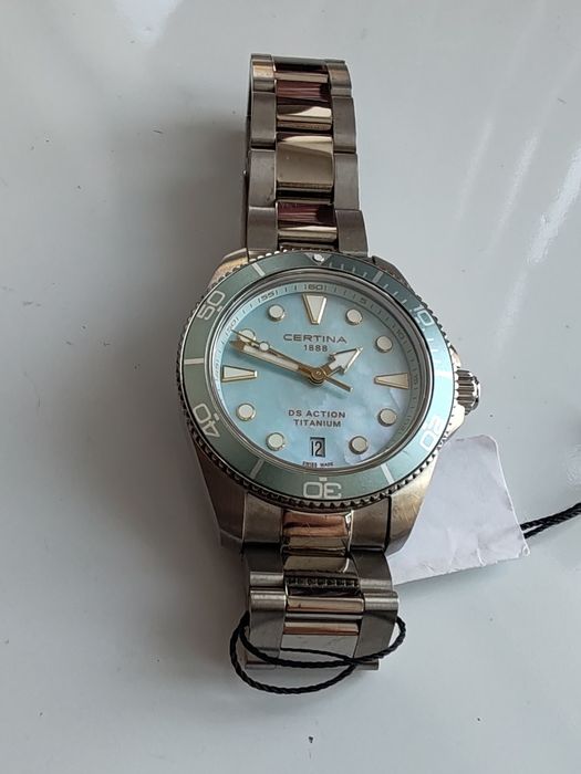 Ceas Certina DS Action Titanium Quartz 300 m Diver 34 mm Nou-Nepurtat!