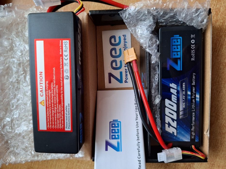 Acumulatori ZEEE LiPol 5200mAh 80C 7.4 V 38.48 Wh