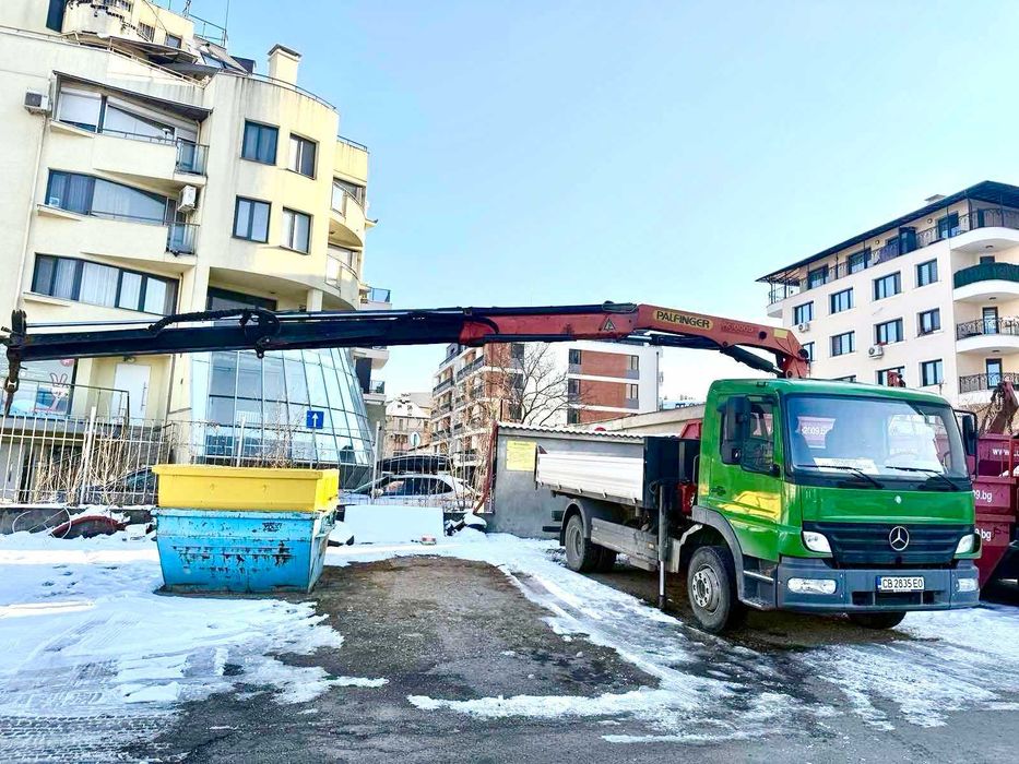 Надежден Транспорт със Самосвал и Кран – София & Околности!