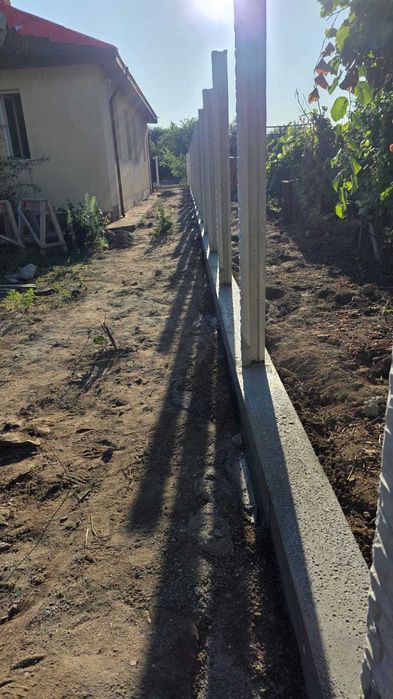 Gard placi beton.Diferite modele: