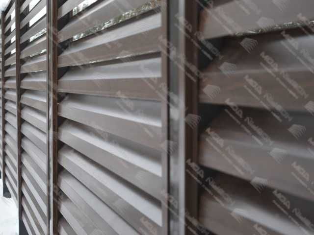 Забор жалюзи от производителя