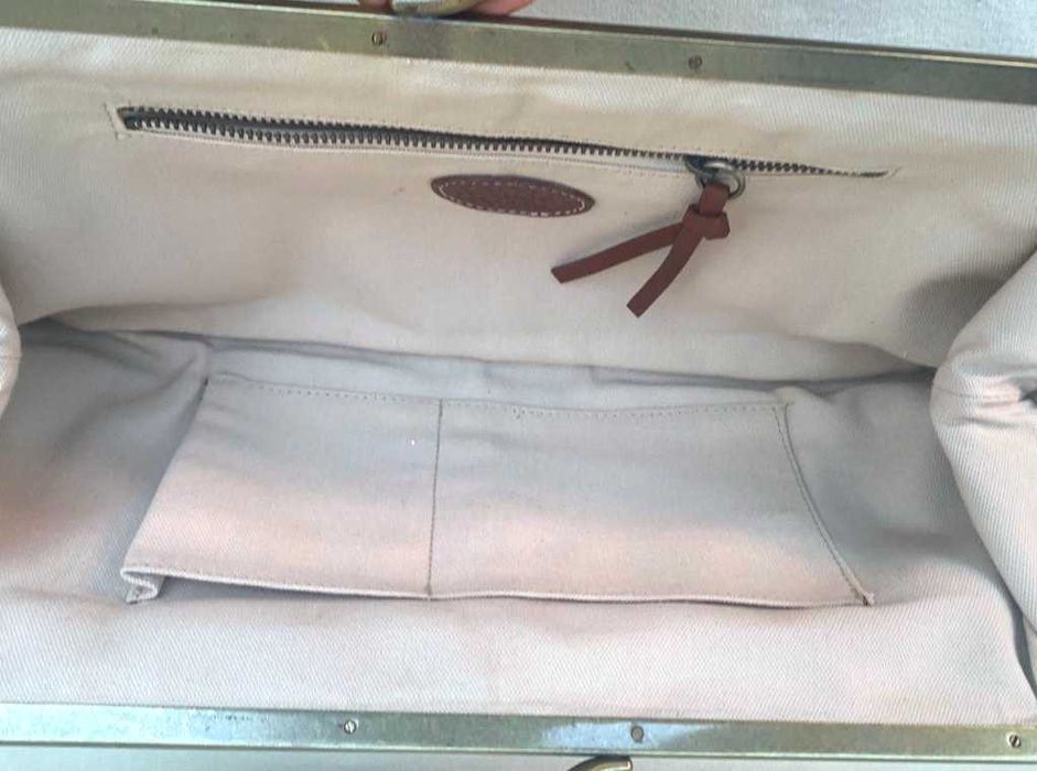 CHLOE Superba Geanta Vintage Clutch Plic Piele Maro Italia