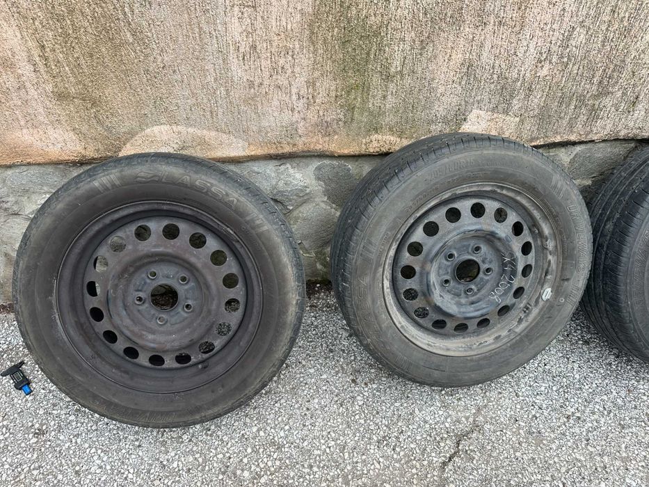 4бр. джанти 16" 5х114.3 с гуми 205/60/16 - Toyota, Fiat Sedici, Suzuki