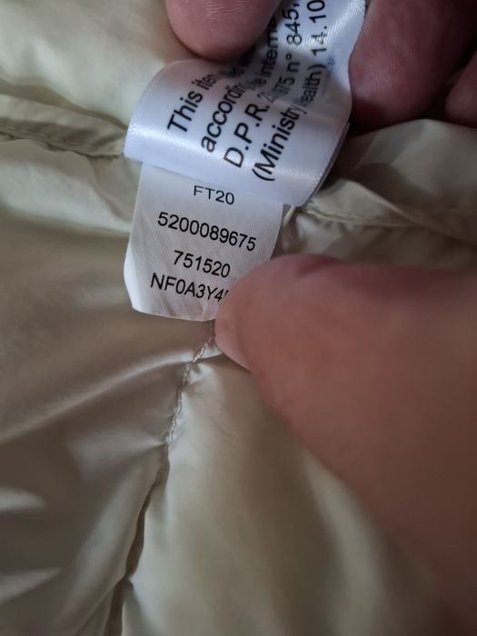 The north face 550fill дамско яке XS размер.