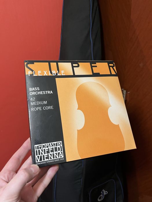 Контрабас Немец с чехлом