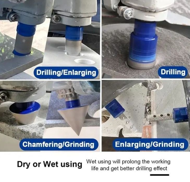 Диамантени боркорони за фаянс теракот гранитогрес SHDIATOOL