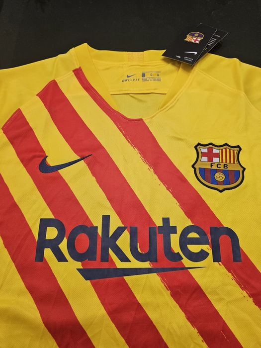 Tricou Barcelona Messi L Senyera