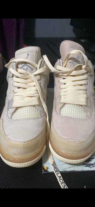Jordan 4 Off White Sail