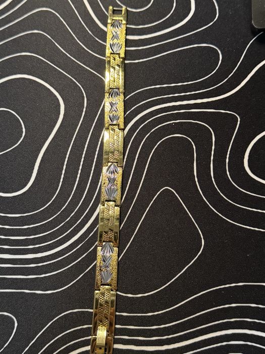 Златна гривна пт нераждаема стомана