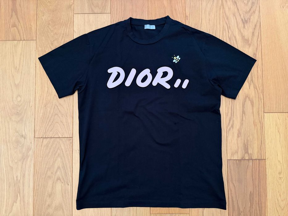 Тениска Dior x KAWS