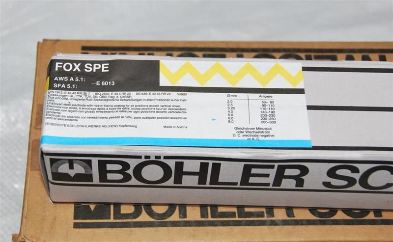 BÖHLER FOX SPE ф3,25, 4,00 5,00 мм Заваръчни електроди