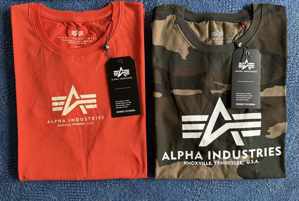 Alpha Industries Logo Basic T-Shirt ОРИГИНАЛНИ мъжки тениски - M/XL