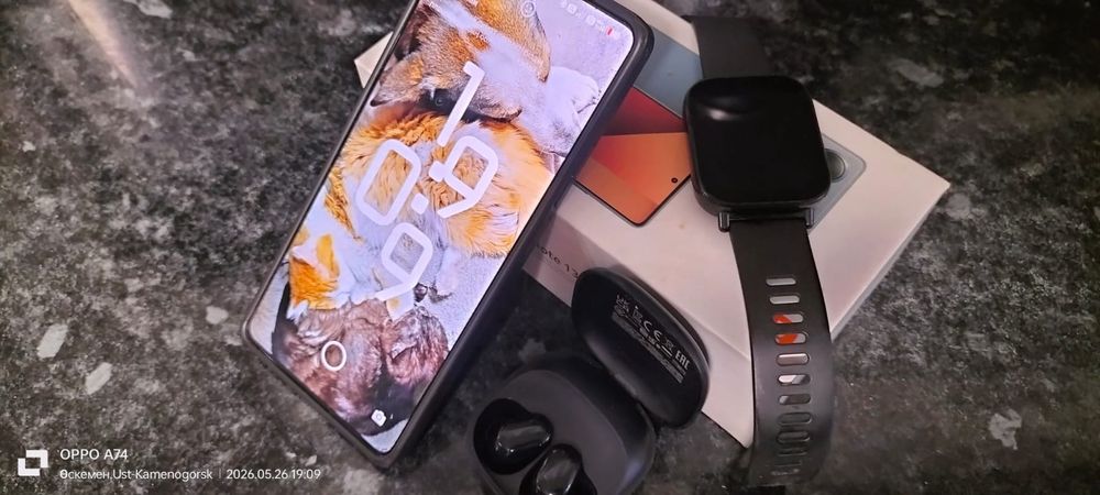 Redmi note 13 pro + часы + наушники