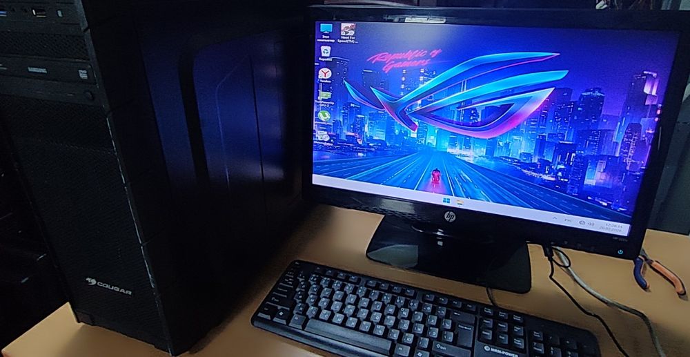 Игровой компьютер Core i7 4770/16GB/RX580
