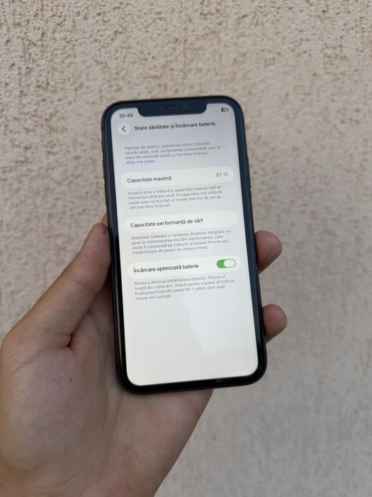 IPhone 11 negru bateria 87% originala