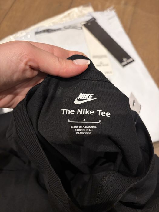 Нова спортна тениска Nike, памучна, L размер