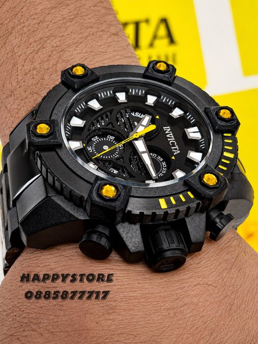 INVICTA Falcon Black Swiss 56 mm, Инвикта нов ръчен часовник