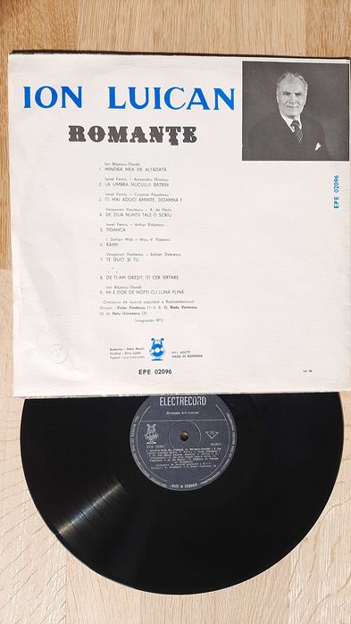 Viniluri muzica romaneasca: romante, LP, Electrecord, aproape noi