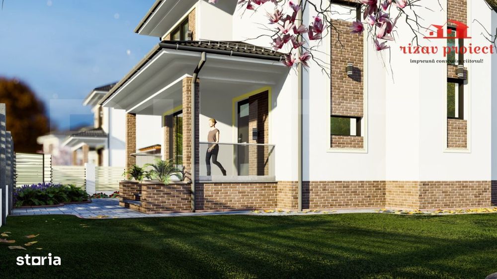 Casa cu 3 dormitoare, teren 500 mp, ideala pentru familie