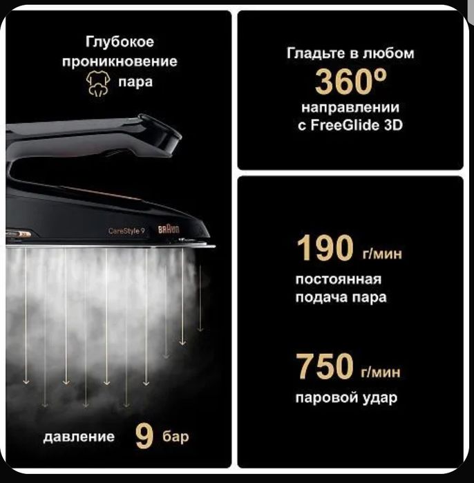 Парогенератор Braun CareStyle 9