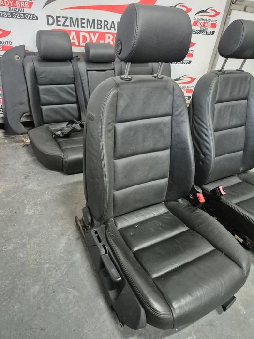 Interior /Tapiterie din piele cu incalzire/Cotiera Audi A6 C6 berlina